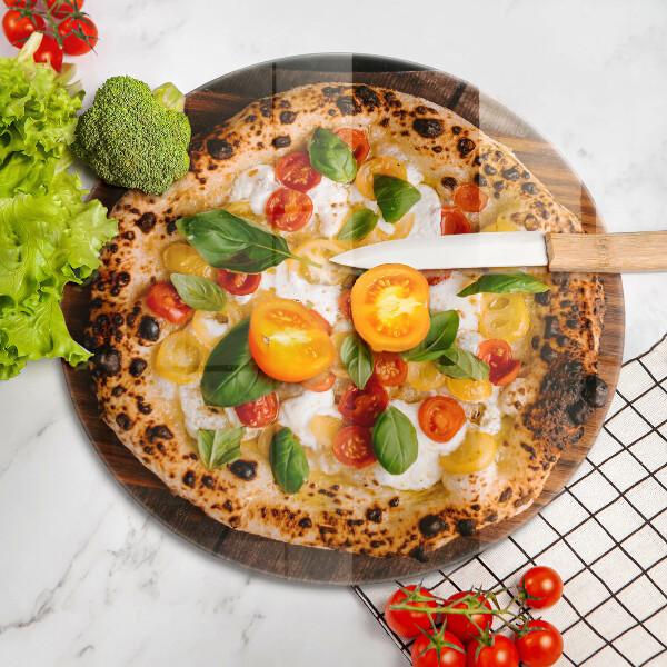 Glas Herdabdeckplatte Italienische Pizza