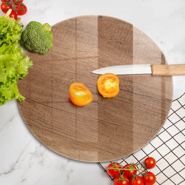 Glas Ceranfeldabdeckung Holzstruktur