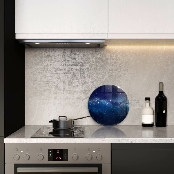Glas Herdabdeckplatte Weltraum und Sterne