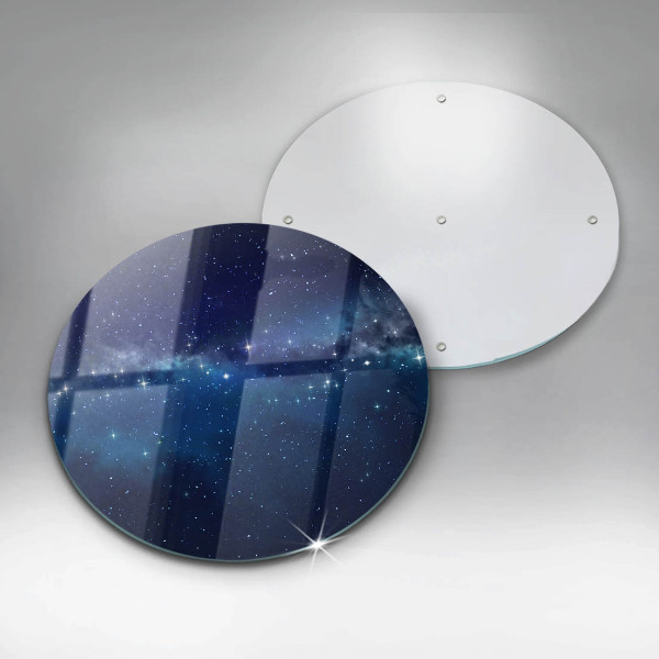 Glas Herdabdeckplatte Weltraum und Sterne