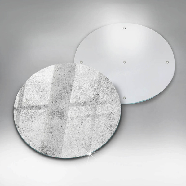 Glas Herdabdeckplatte Betonstruktur