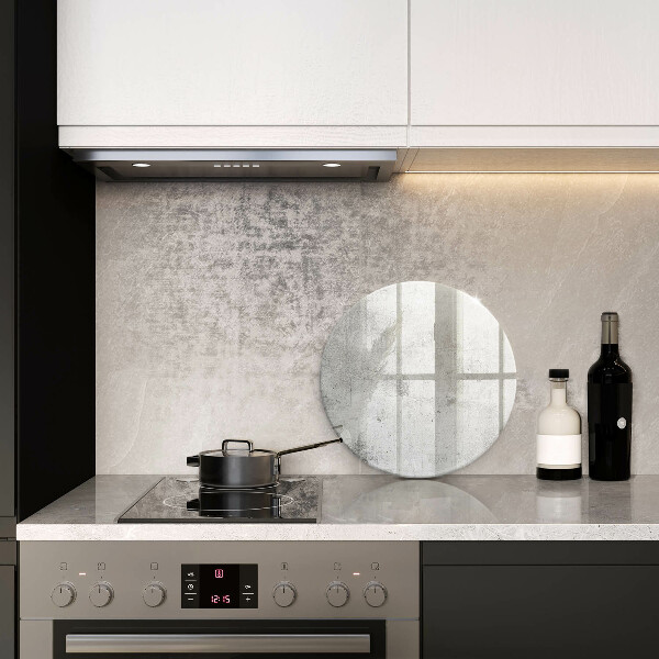 Glas Herdabdeckplatte Betonstruktur