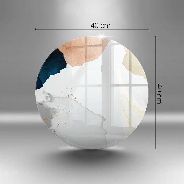 Glas Ceranfeldabdeckung Spritzschutz Abstrakte Flecken