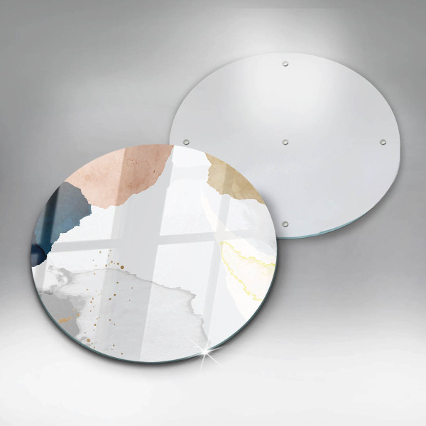 Glas Ceranfeldabdeckung Spritzschutz Abstrakte Flecken