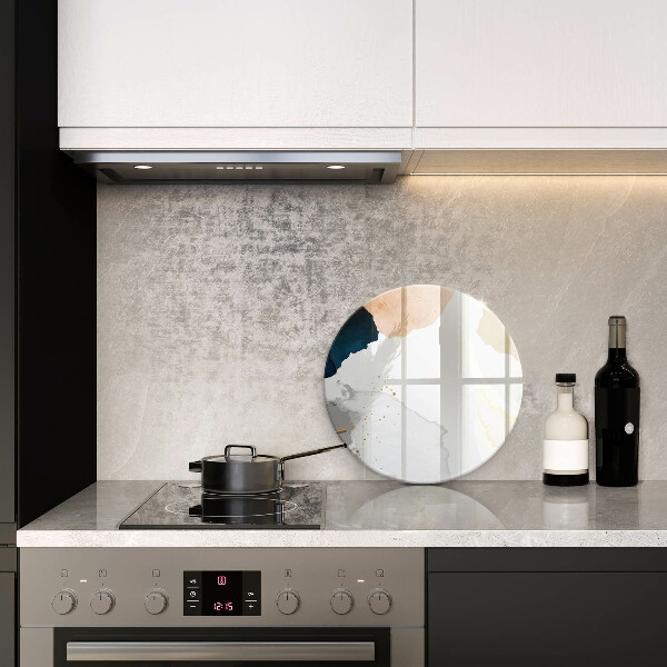 Glas Ceranfeldabdeckung Spritzschutz Abstrakte Flecken