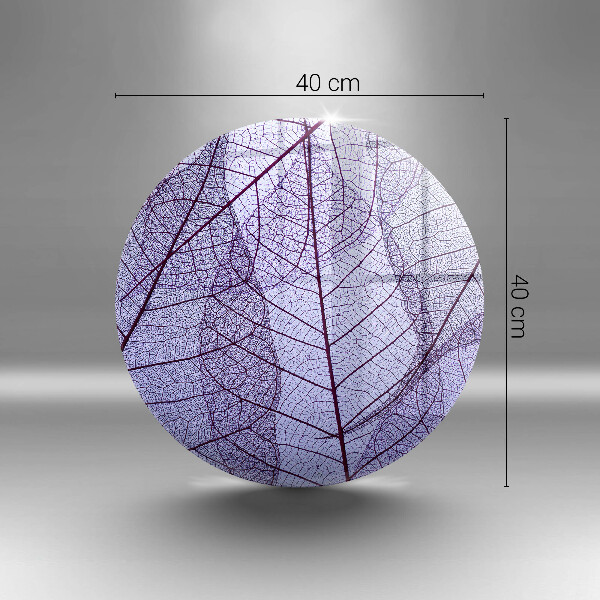 Glas Ceranfeldabdeckung Spritzschutz Blätter mit Adern