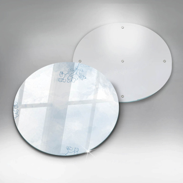 Glas Ceranfeldabdeckung Spritzschutz Zarter Hintergrund