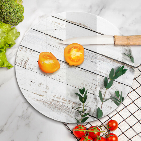 Glas Ceranfeldabdeckung Spritzschutz Alte Bretter und Blätter