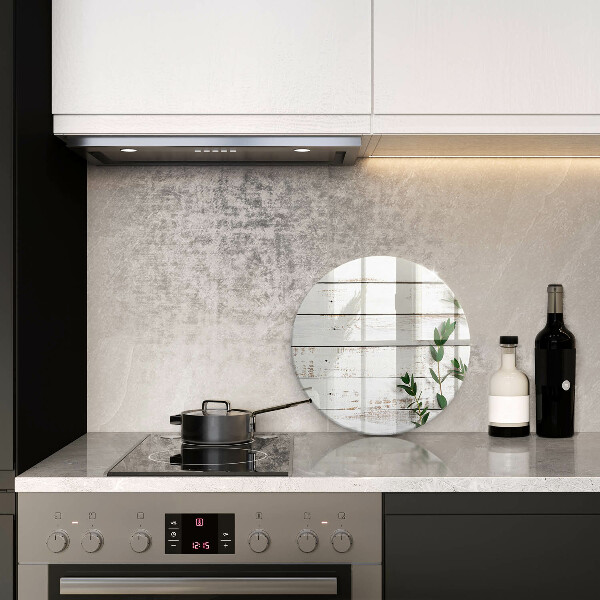 Glas Ceranfeldabdeckung Spritzschutz Alte Bretter und Blätter