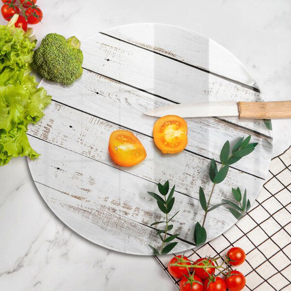 Glas Ceranfeldabdeckung Spritzschutz Alte Bretter und Blätter