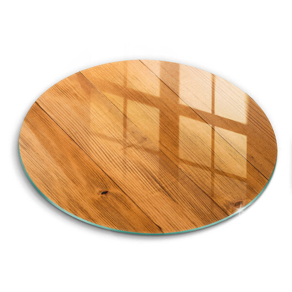 Glas Ceranfeldabdeckung Spritzschutz Holzbretter