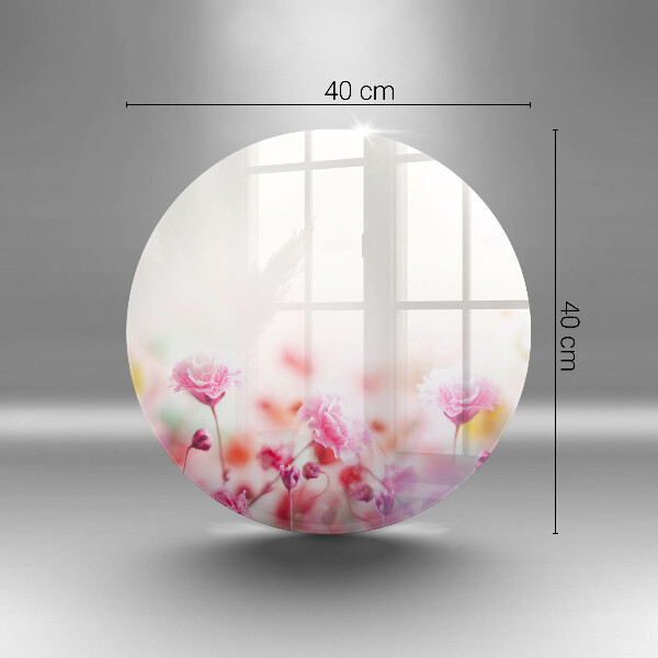 Glas Ceranfeldabdeckung Spritzschutz Blumenwiese