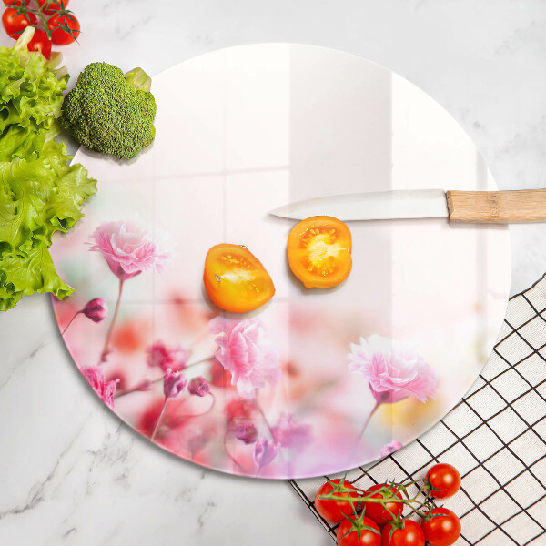 Glas Ceranfeldabdeckung Spritzschutz Blumenwiese