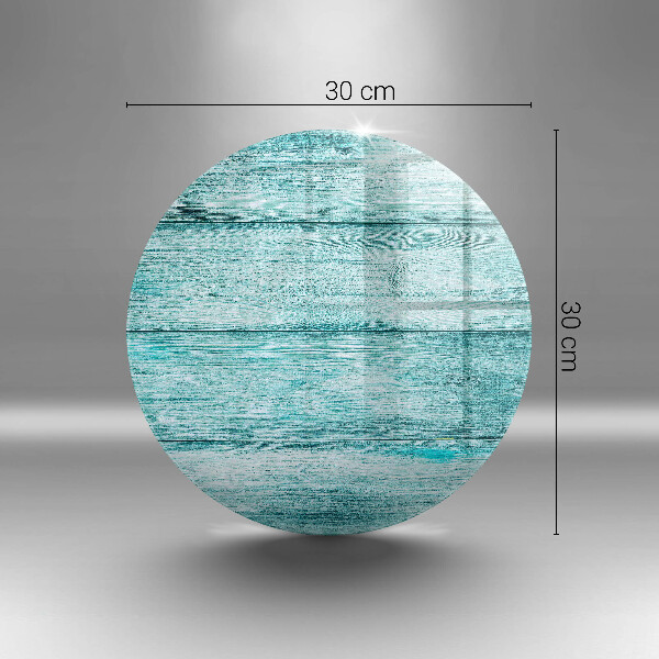 Glas Ceranfeldabdeckung Spritzschutz Vintage Holzbretter