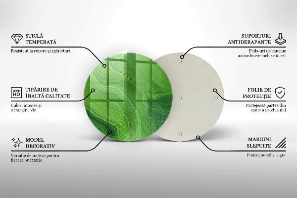 Glas Ceranfeldabdeckung Spritzschutz Abstrakte Textur