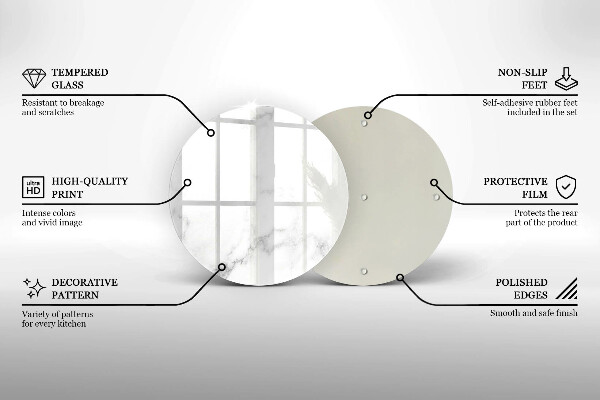 Glas Ceranfeldabdeckung Spritzschutz Moderner Marmor