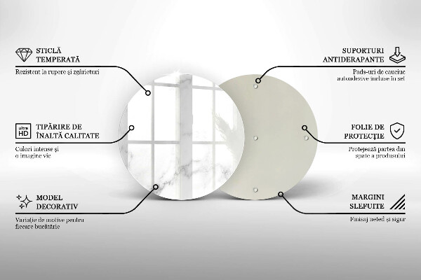 Glas Ceranfeldabdeckung Spritzschutz Moderner Marmor