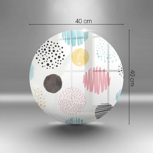 Glas Ceranfeldabdeckung Spritzschutz Bemalte Formen