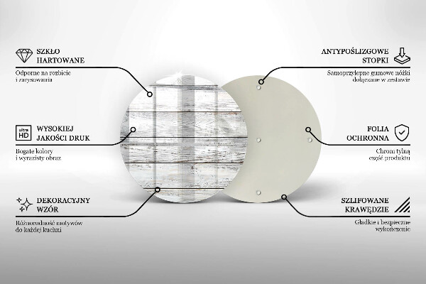 Glas Ceranfeldabdeckung Spritzschutz Helle Holzbretter