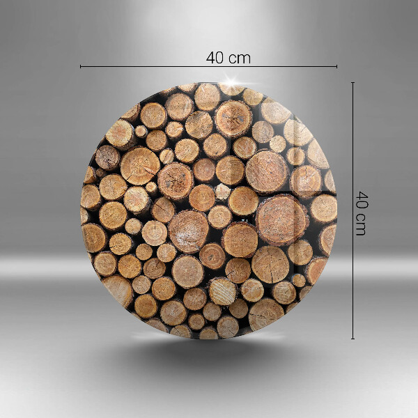 Glas Ceranfeldabdeckung Spritzschutz Baumstämme