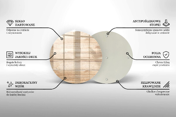 Glas Ceranfeldabdeckung Spritzschutz Holzbretter