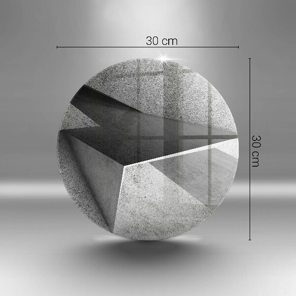 Glas Ceranfeldabdeckung Spritzschutz Konkrete Abstraktion