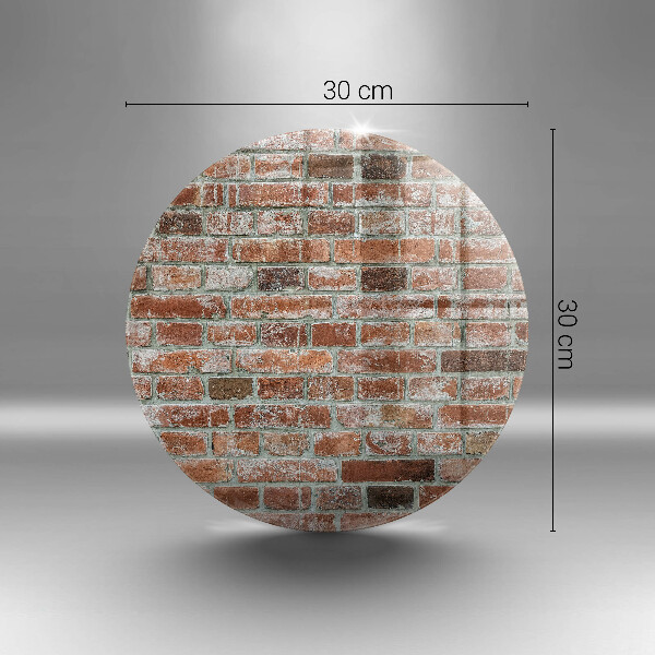 Glas Ceranfeldabdeckung Spritzschutz Alte Backsteinmauer