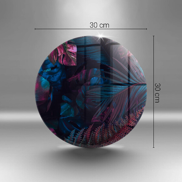 Glas Ceranfeldabdeckung Spritzschutz Dunkler Dschungel