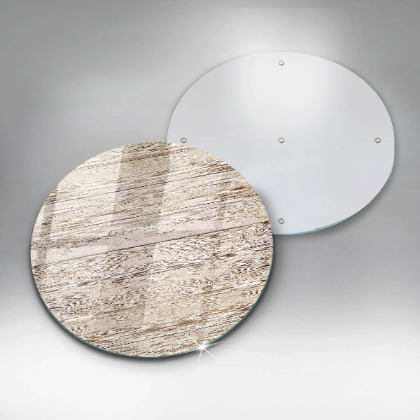 Glas Ceranfeldabdeckung Spritzschutz Holzbretter