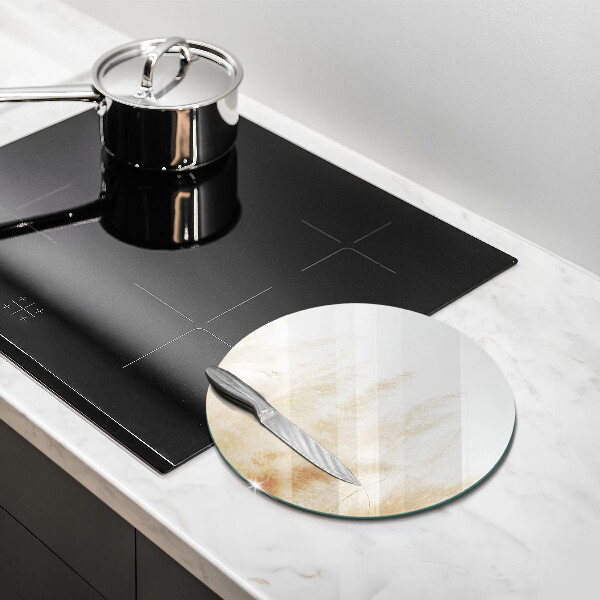 Glas Ceranfeldabdeckung Spritzschutz Pampasgras