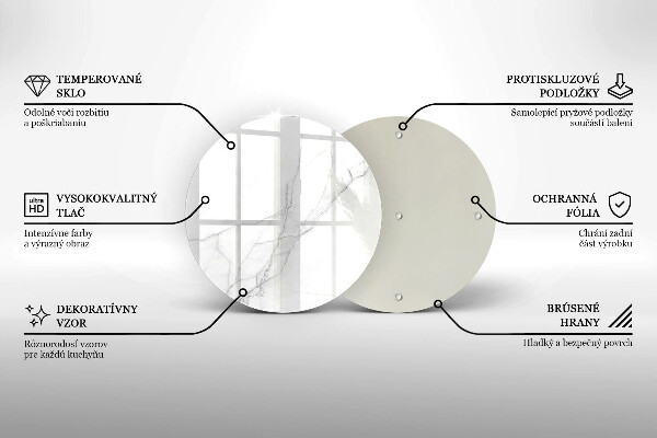 Glas Ceranfeldabdeckung Spritzschutz Zarter weißer Marmor