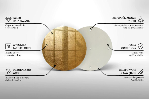 Glas Ceranfeldabdeckung Goldbeschaffenheitshintergrund