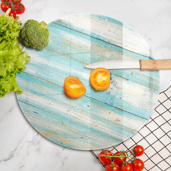 Glas Ceranfeldabdeckung Vintage-Holzbretter