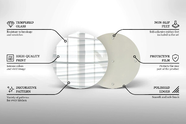 Glas Ceranfeldabdeckung Moderne Struktur
