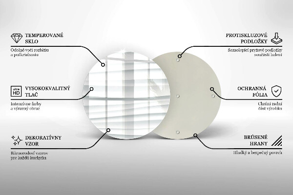 Glas Ceranfeldabdeckung Moderne Struktur