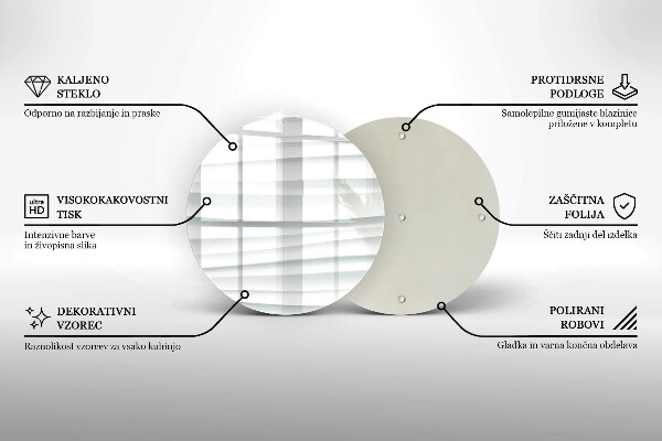 Glas Ceranfeldabdeckung Moderne Struktur