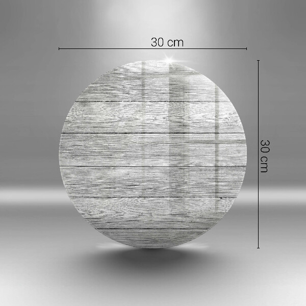 Glas Ceranfeldabdeckung Alte Holzbretter