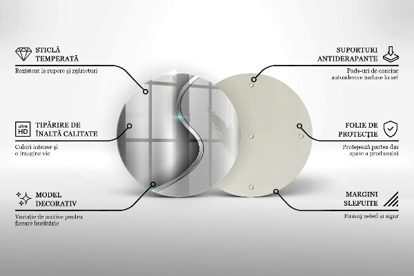 Glas Ceranfeldabdeckung Spritzschutz Abstraktes silbernes Metall
