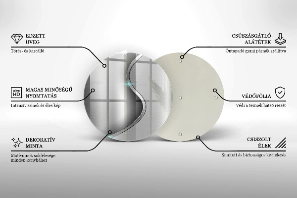Glas Ceranfeldabdeckung Spritzschutz Abstraktes silbernes Metall