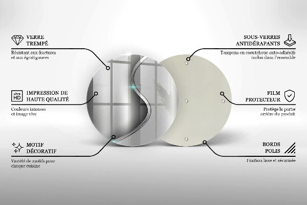 Glas Ceranfeldabdeckung Spritzschutz Abstraktes silbernes Metall