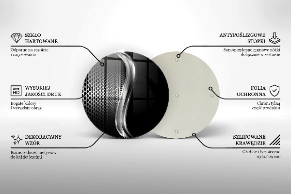 Glas Herdabdeckplatte Metallstruktur