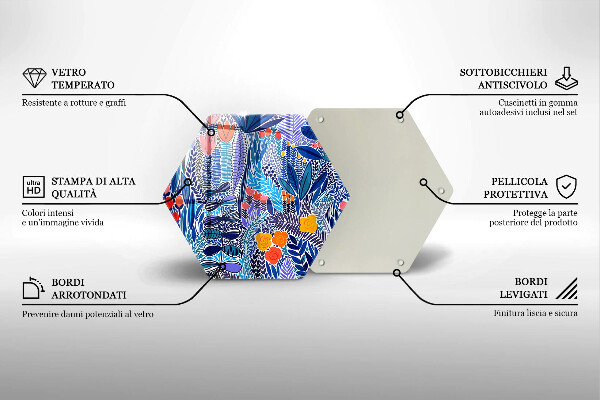 Glas Herdabdeckplatte Bemalte Wiese