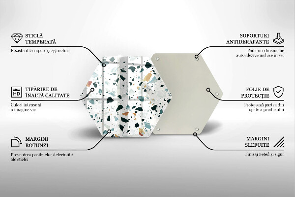 Glas Herdabdeckplatte Helles Steinzeug