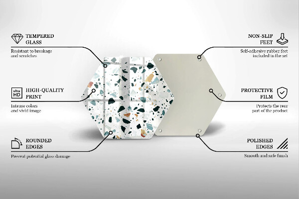 Glas Herdabdeckplatte Helles Steinzeug