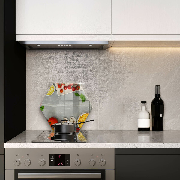 Glas Herdabdeckplatte Küchenessen