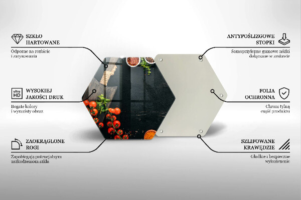 Glas Ceranfeldabdeckung Kirschtomaten