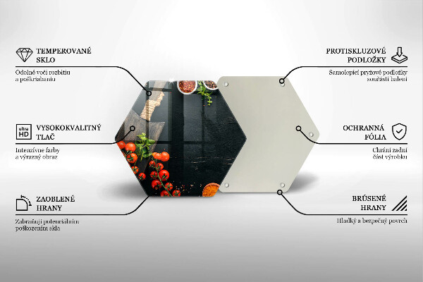 Glas Ceranfeldabdeckung Kirschtomaten
