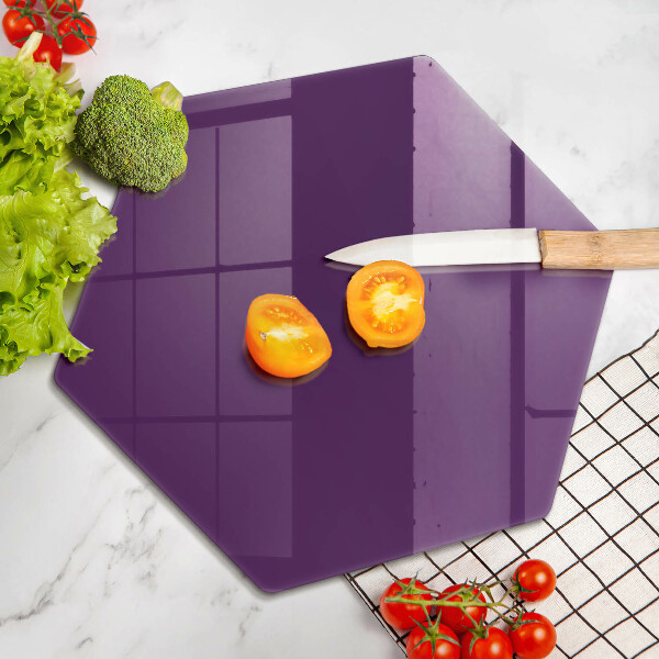 Glas Ceranfeldabdeckung Spritzschutz Violette Farbe