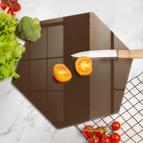 Glas Ceranfeldabdeckung Spritzschutz braune Farbe