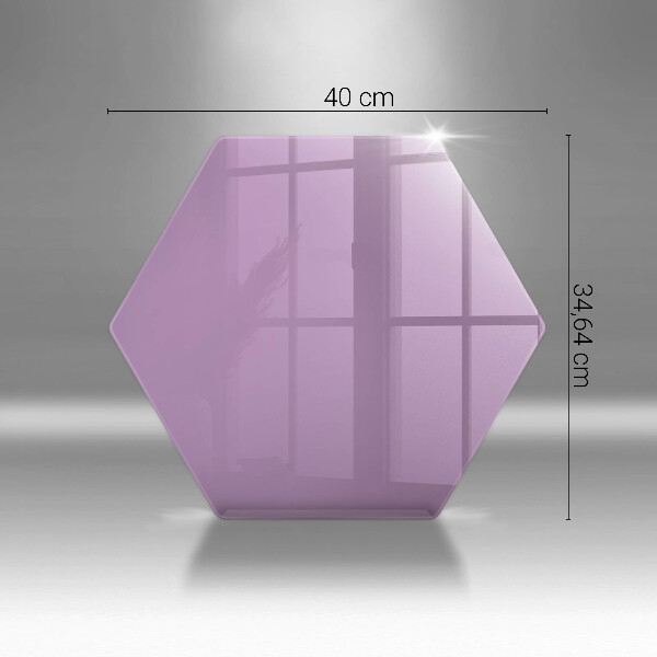 Glas Ceranfeldabdeckung Spritzschutz Violette Farbe